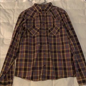 Patagonia long sleeve plaid button down